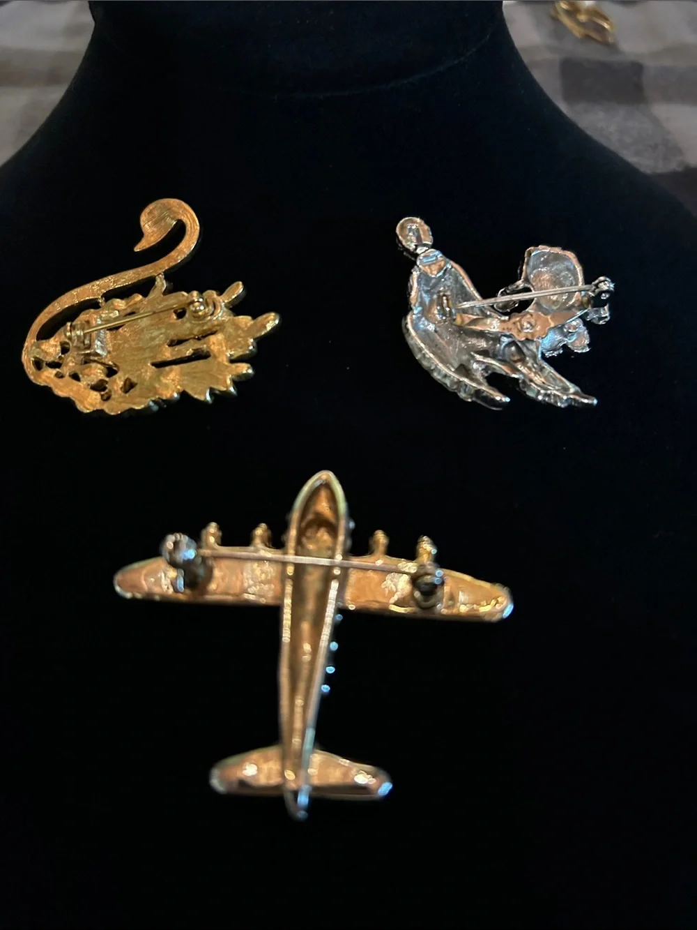 Vintage brooch pin lot 20 pieces nice collection all wearable